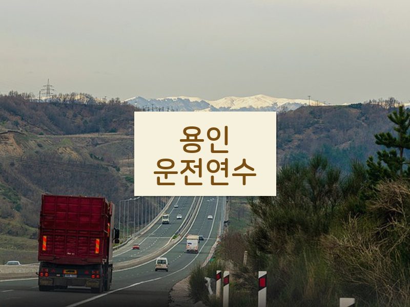 용인운전연수 후기