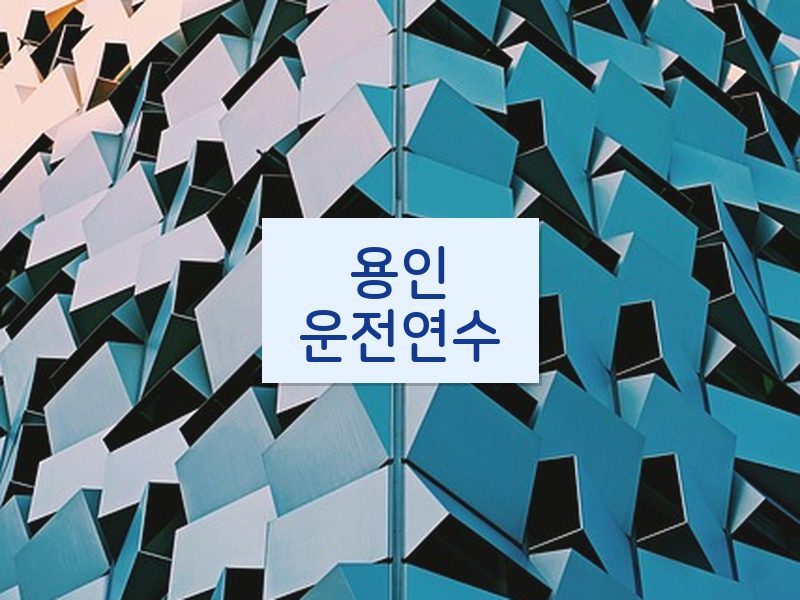 용인운전연수 후기