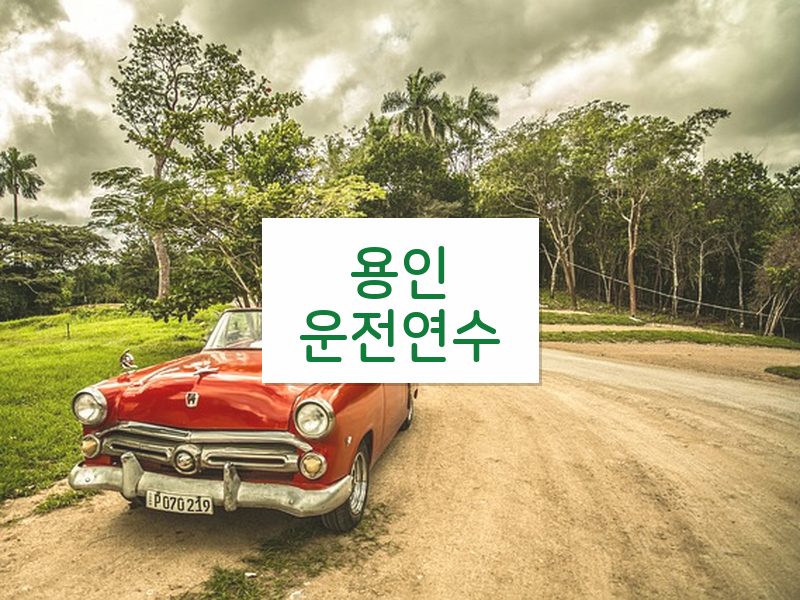 용인운전연수 후기