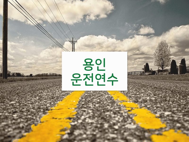 용인운전연수 후기