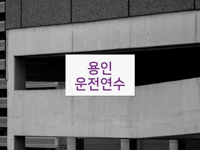 용인운전연수 후기