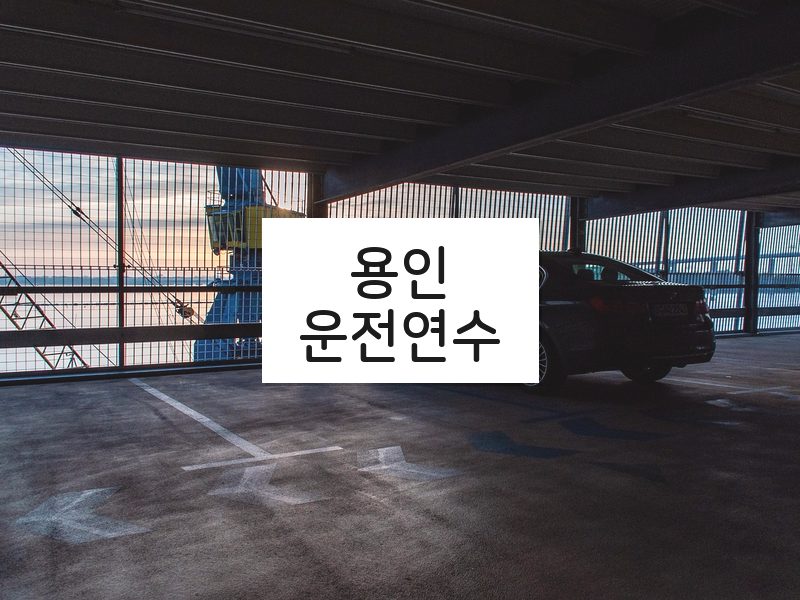 용인운전연수 후기