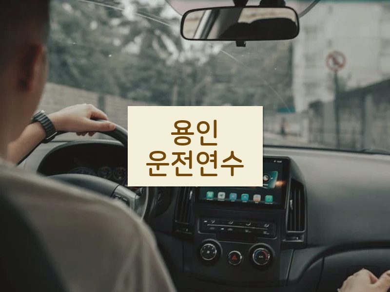 용인운전연수 후기