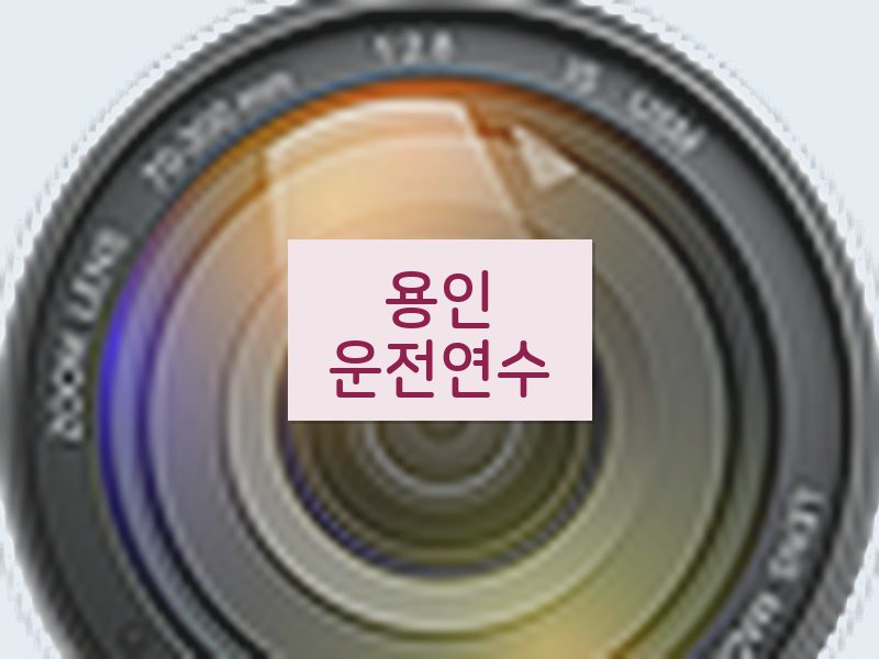 용인운전연수 후기