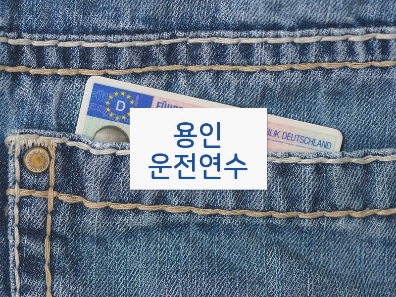 용인운전연수 후기