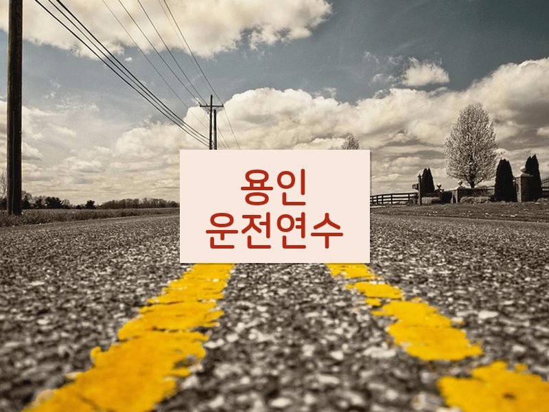 용인운전연수 후기