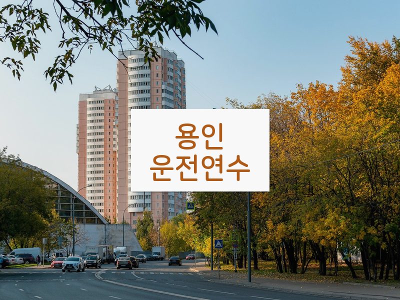 용인운전연수 후기