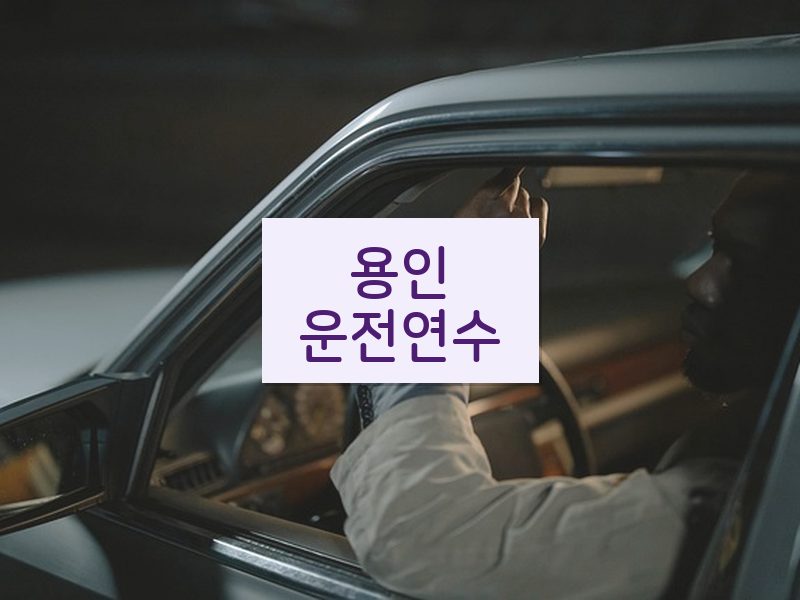 용인운전연수 후기