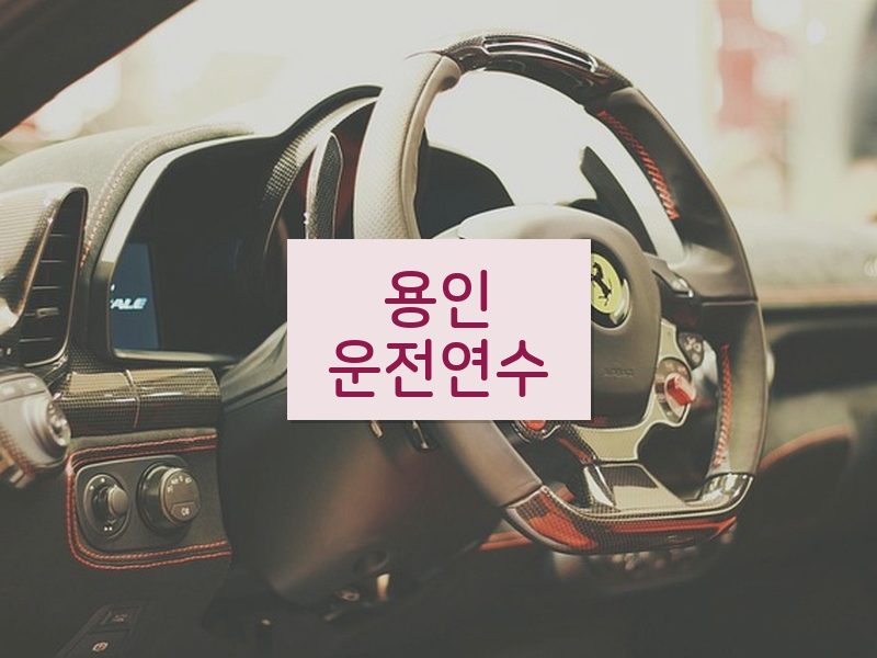 용인운전연수 후기