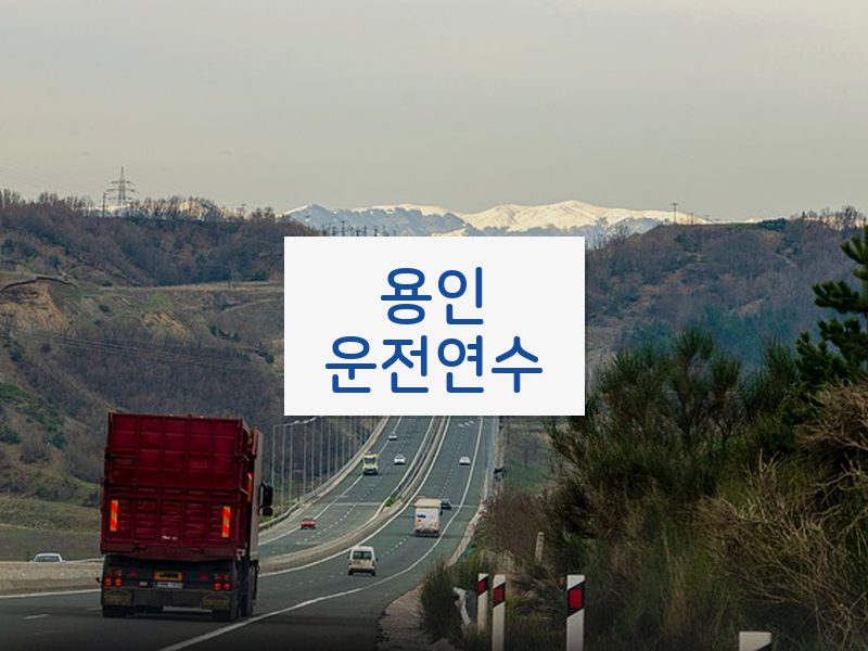 용인운전연수 후기