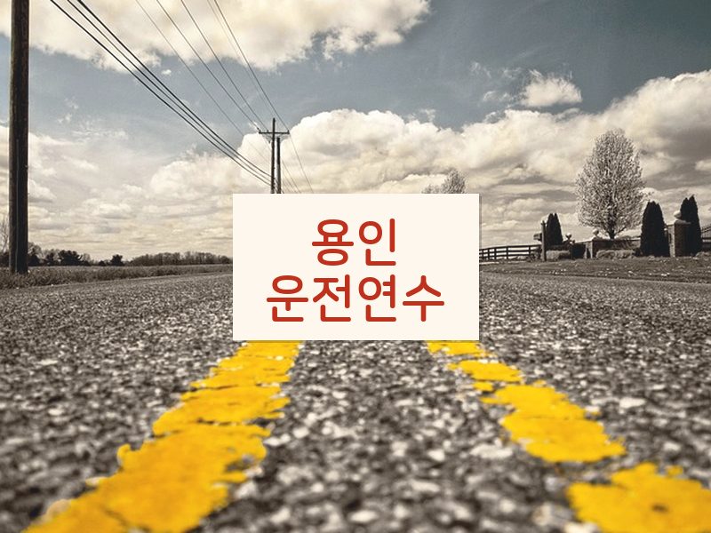 용인운전연수 후기