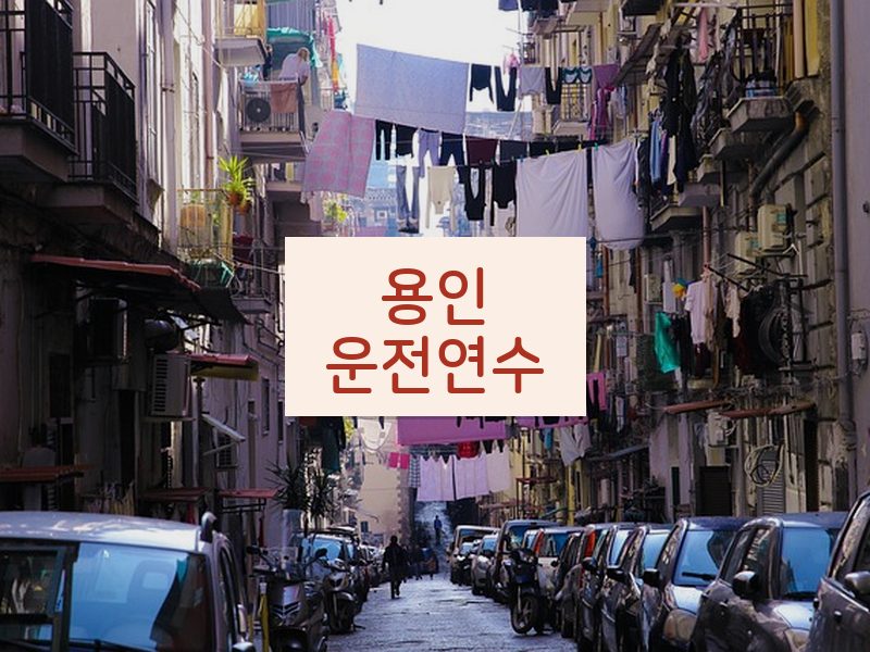 용인운전연수 후기