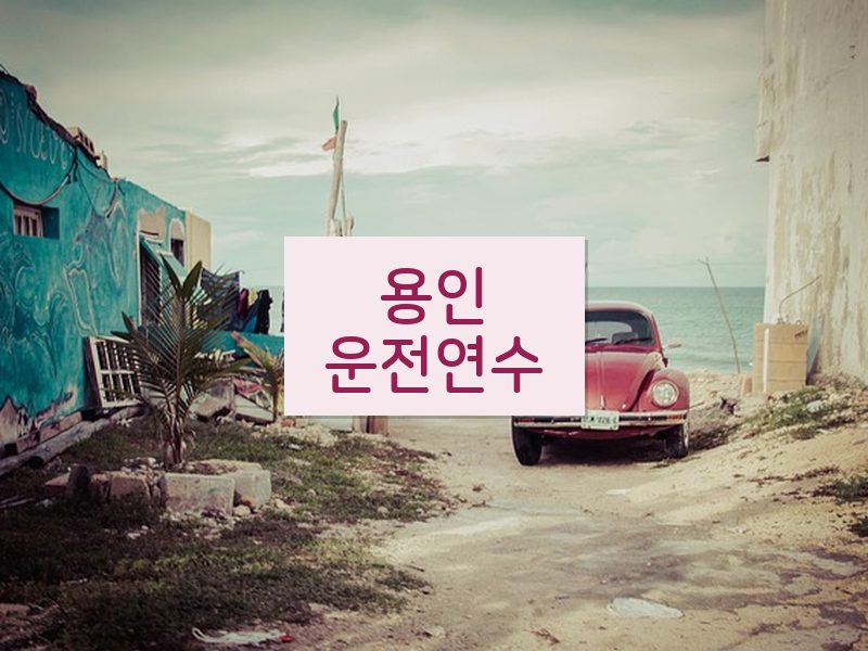 용인운전연수 후기
