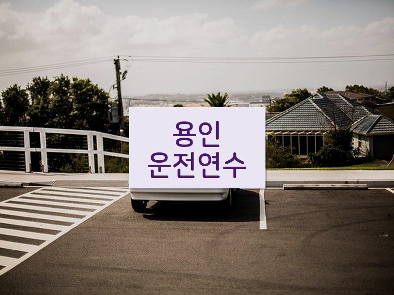 용인운전연수 후기
