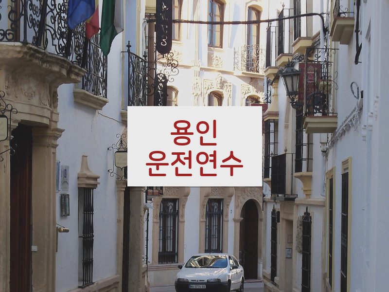 용인운전연수 후기