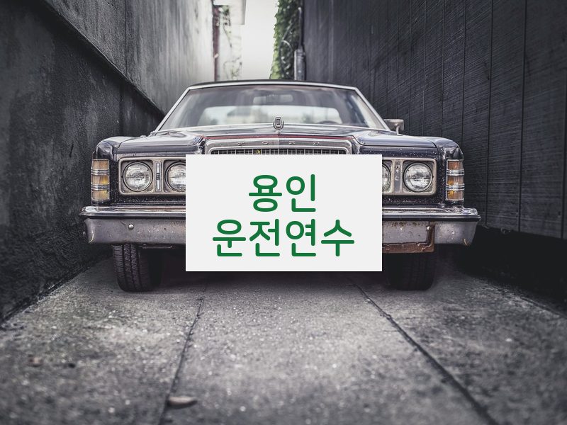 용인운전연수 후기