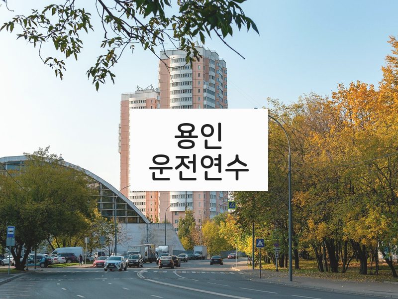 용인운전연수 후기
