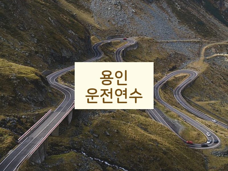 용인운전연수 후기