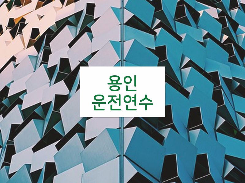 용인운전연수 후기