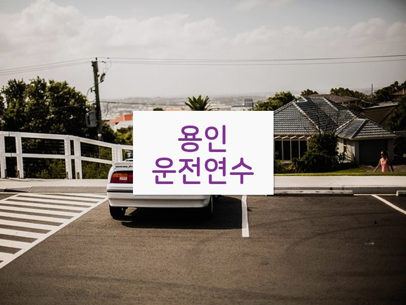 용인운전연수 후기