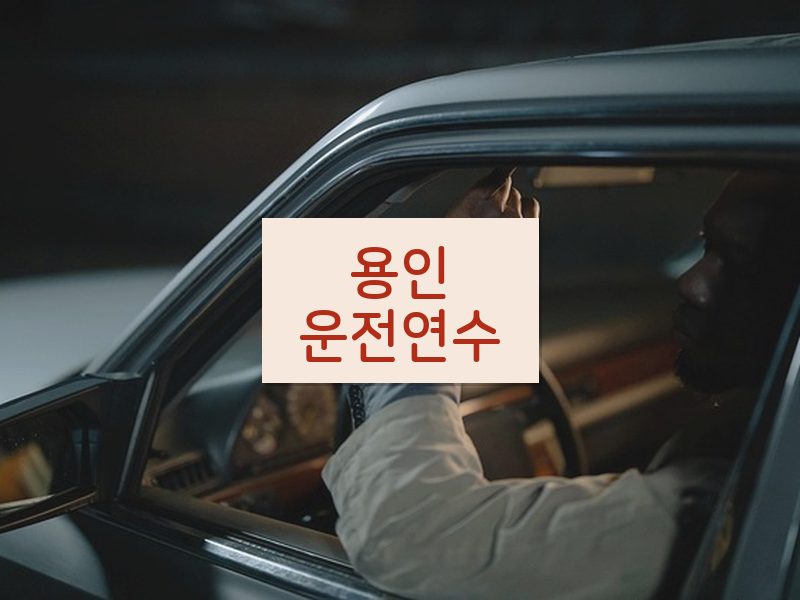 용인운전연수 후기