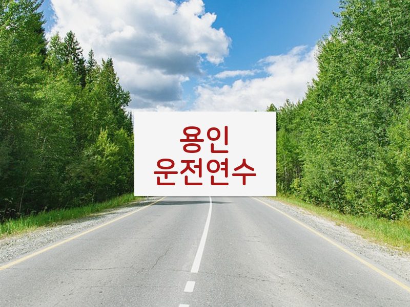 용인운전연수 후기