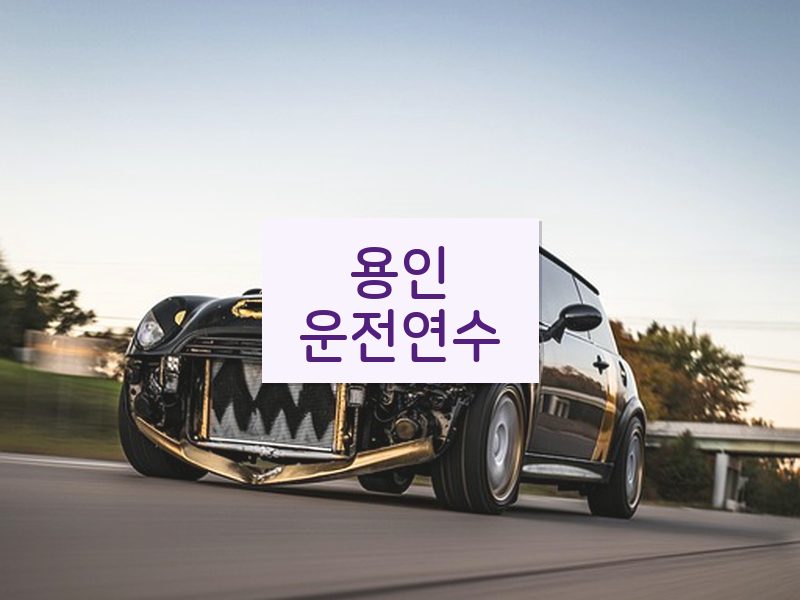 용인운전연수 후기