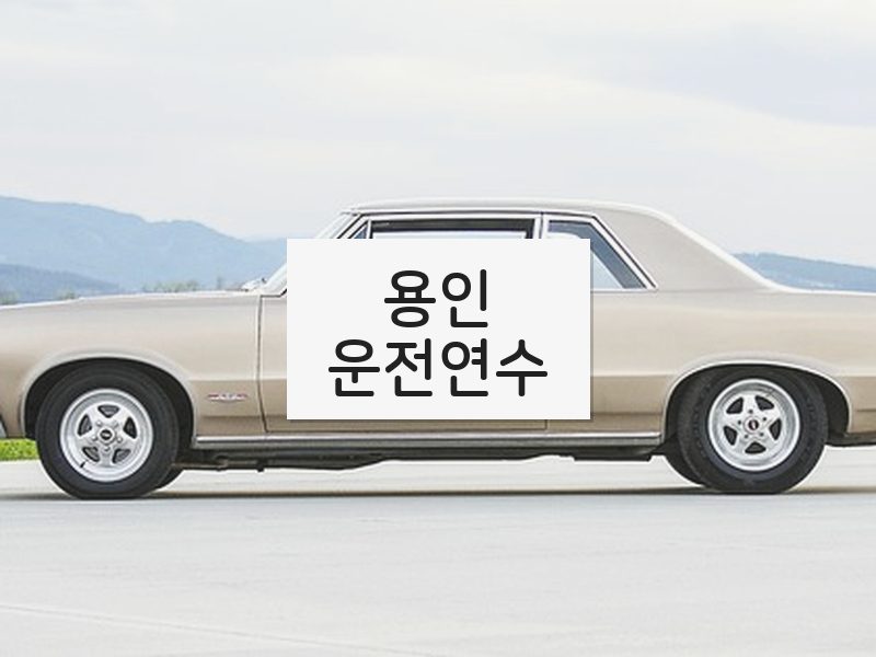 용인운전연수 후기
