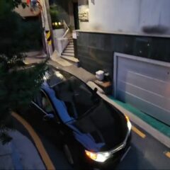 지하주차장 주차 성공