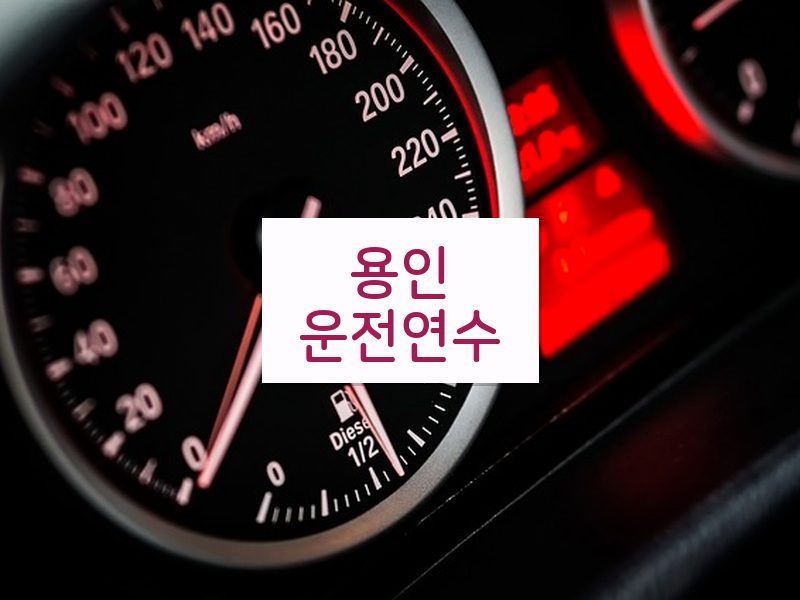 용인운전연수 후기