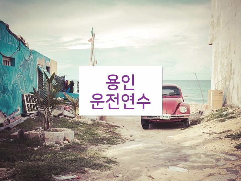 용인운전연수 후기