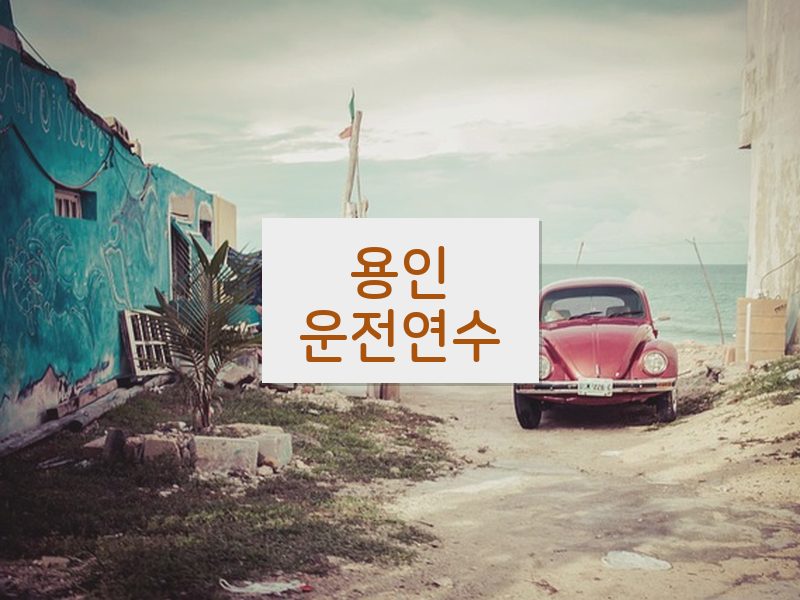 용인운전연수 후기