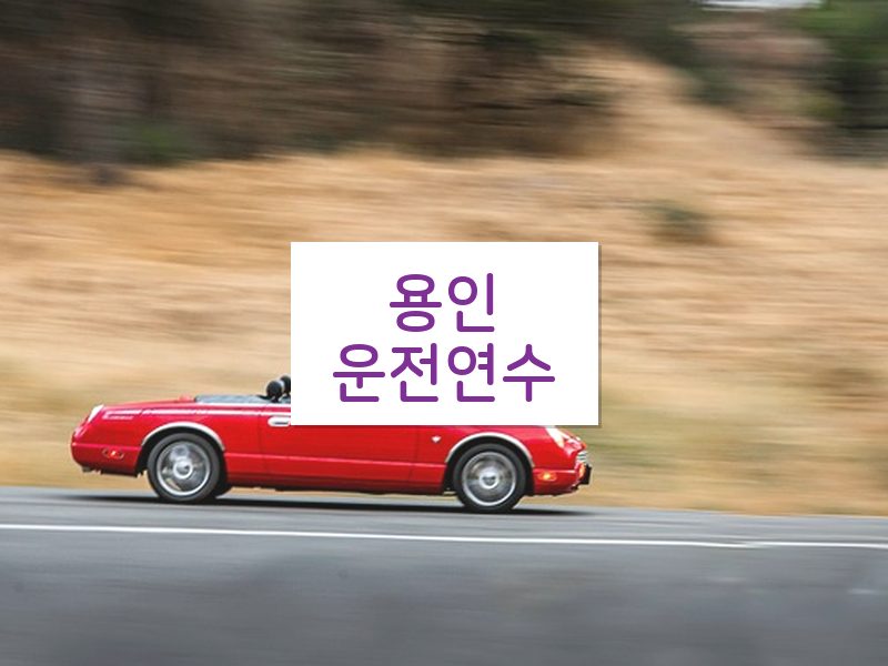 용인운전연수 후기