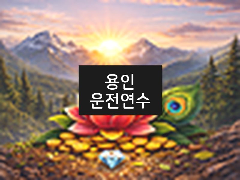 용인운전연수 후기