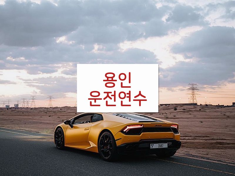 용인운전연수 후기