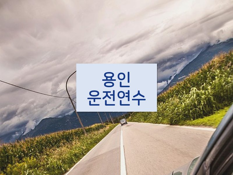 용인운전연수 후기