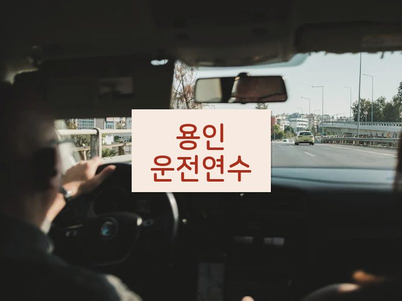 용인운전연수 후기