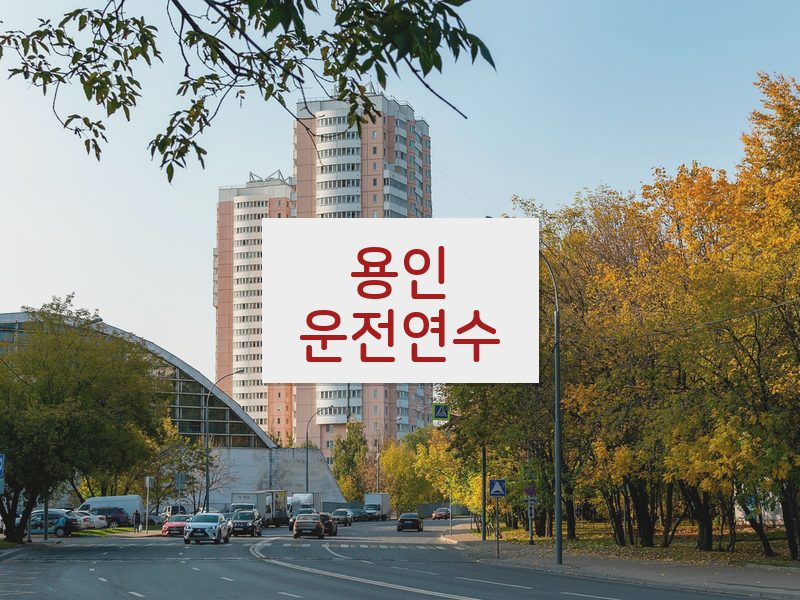 용인운전연수 후기